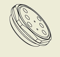 Фланец с дюймовой резьбой